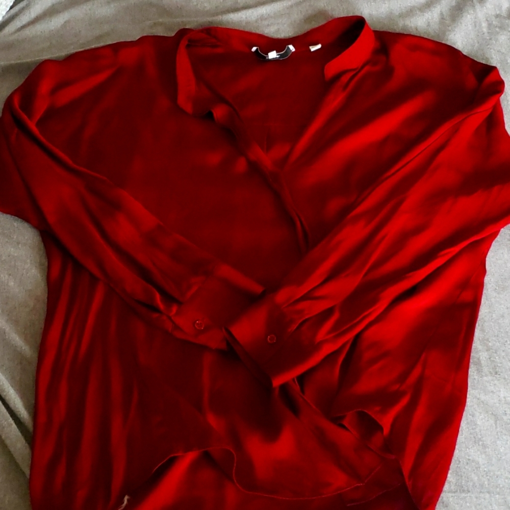 Vince 100% Silk Blouse